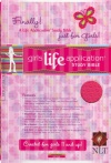 NLT Girls Life Application Study Bible - Pink Leather